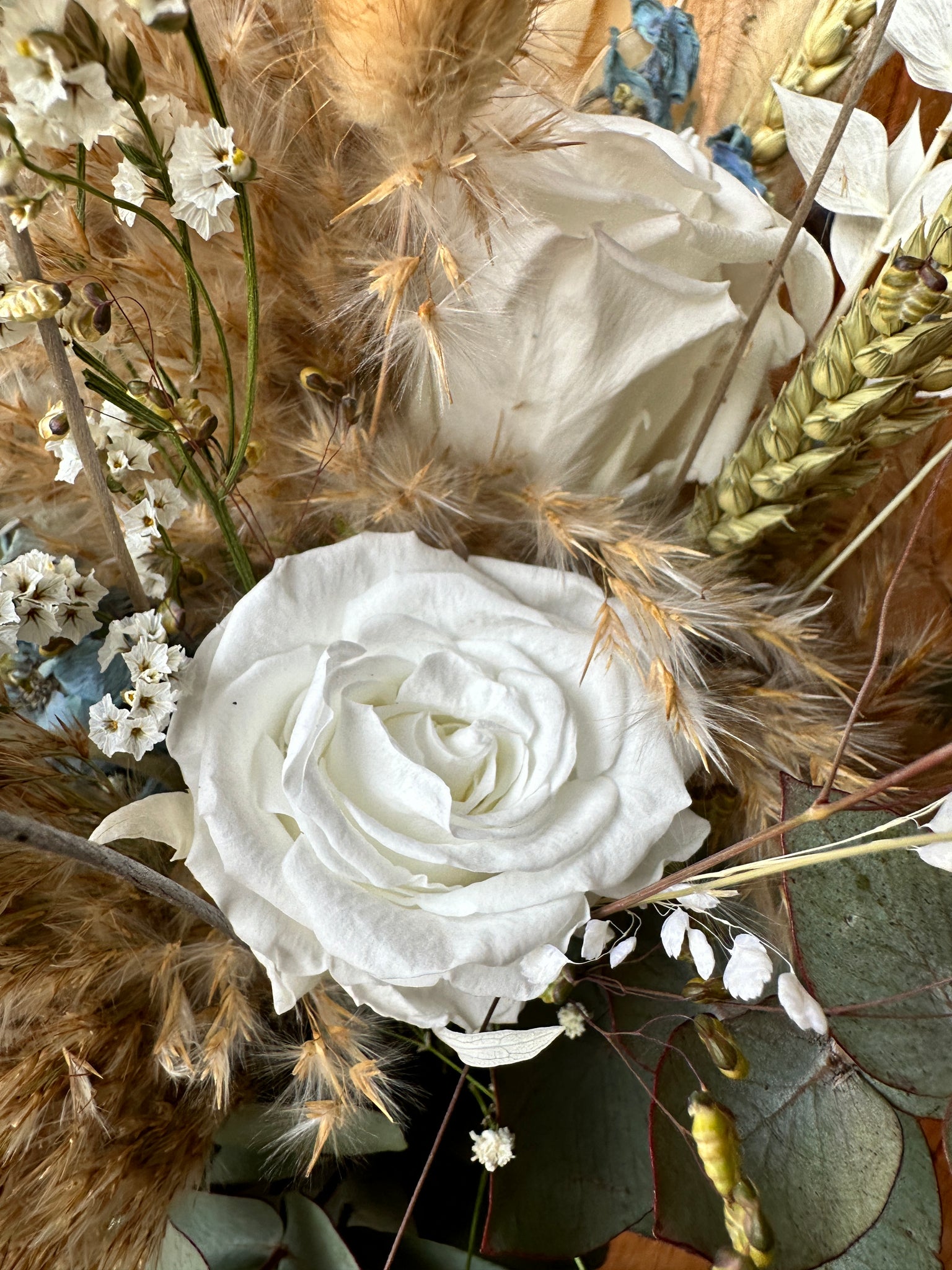 Trockenblumen Brautstrauß everlasting love - Wild und Schön